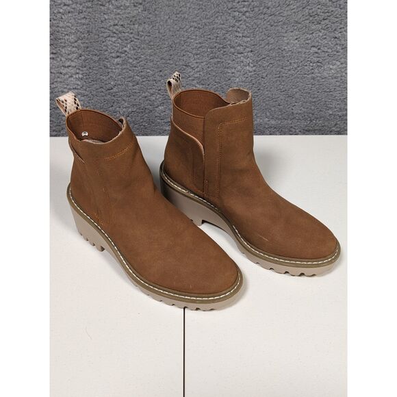 Nicole Miller Women's Pocas Wedge Lug Platform Chelsea Boot Size 7 - Picture 3 of 9